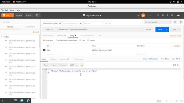 7 | Authentications and Permissions in django rest framework | By Hardik Patel смотреть онлайн