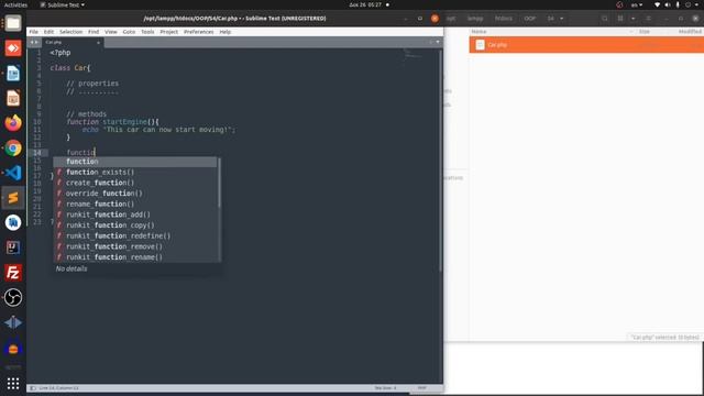 9. What is a method ? | PHP object oriented programming смотреть онлайн