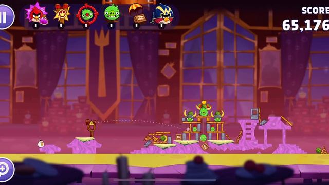 Angry Birds Reloaded: Pigs in a Banquet - Level 29 (3 Stars) IOS Gameplay Walkthrough (HD) смотреть онлайн