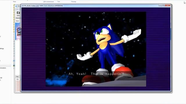 RPCS3 настройка эмулятора для Sonic Adventure DX Director's Cut смотреть онлайн