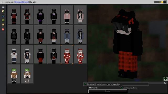 ✅ 20+ SLIM COSMETICS with Custom Capes skin pack смотреть онлайн
