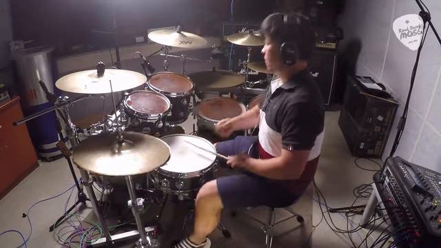 Dragon Force - Through the fire and flames (Drum Cover) смотреть онлайн