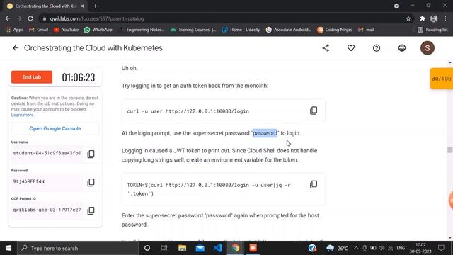 Orchestrating the Cloud with Kubernetes | Qwiklabs[GSP021] | 2021 | 30 Days of Google Cloud смотреть онлайн