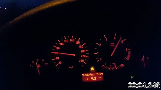 0-100km/h Acceleration - BMW E39 528i (M52B28) - 0-60mph