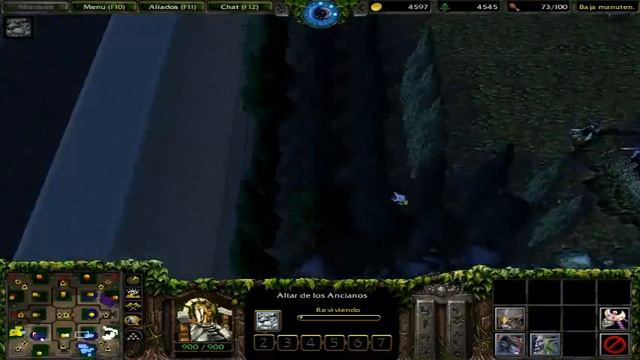 Segunda Partida Epica Con Lewis En [ Warcraft  3 Frozen Throne ]