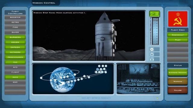 Buzz Aldrin's Space Program Manager - LK-700 Lunar Landing смотреть онлайн