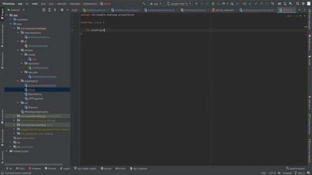 WhatsApp Clone App Clean Architecture Kotlin Android Studio Part 3 смотреть онлайн