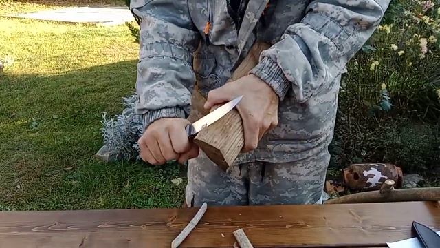 Тест ножа из стали NIOLOX. смотреть онлайн