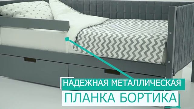 Обзор на мягкую кровать-тахту серии «Svogen» от мебельной фабрики «Бельмарко» смотреть онлайн