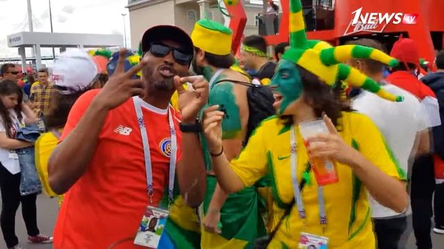 Привет Азербайджану от бразильских и костариканских болельщиков. смотреть онлайн