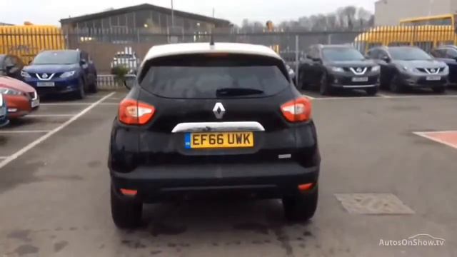 RENAULT CAPTUR DYNAMIQUE S NAV TCE BLACK/CREAM 2016 смотреть онлайн