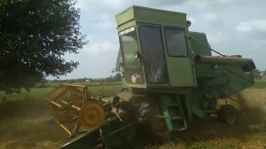 Зерноуборочный мини-комбайн Volvo S830. Жатва 2019