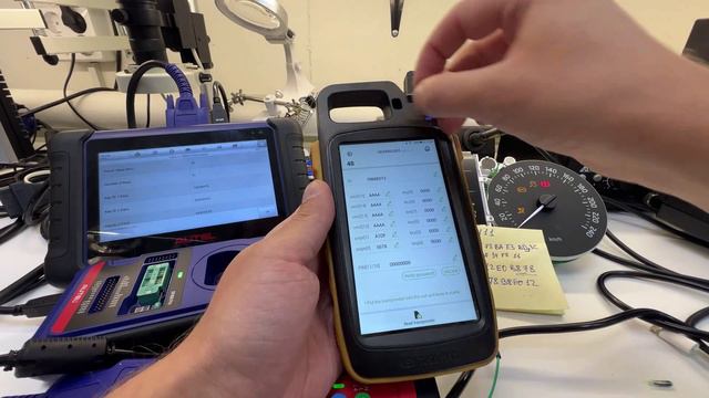 AUTEL VAG IMMO Востоновление чипа с помощью G-box