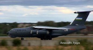 Вылет гостя из Узбекистана Ил-76МД UK-76008