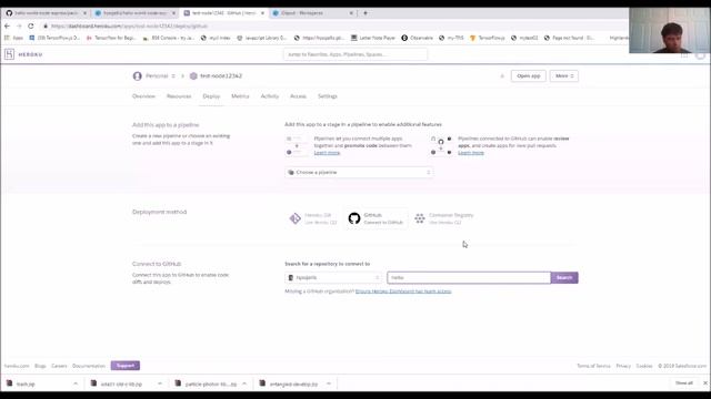 Heroku Node Github смотреть онлайн