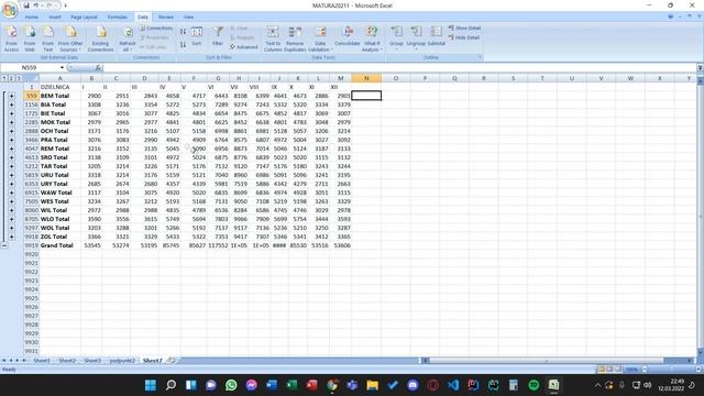 MATURA Z INFORMATYKI 2021 EXCEL смотреть онлайн