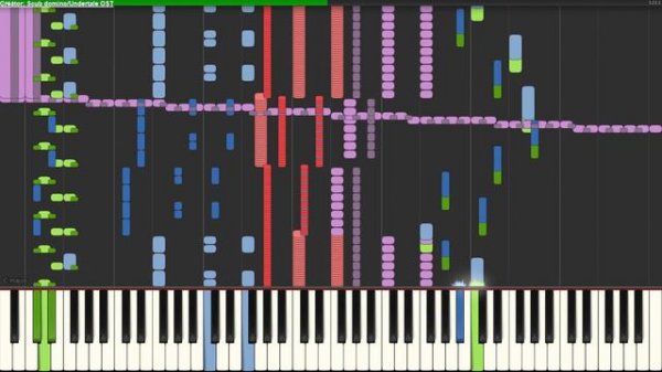 Battle Against True Hero -Undertale OST Black Midi piano for (AliasElla) (4k)