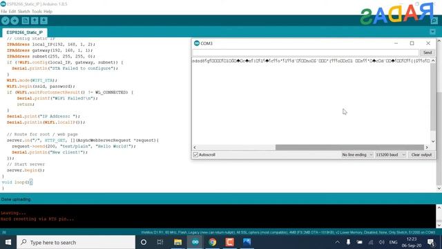 4. How to Configurate Static IP or Fixed IP for ESP8266 смотреть онлайн