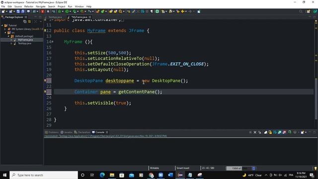 Java GUI Tutorial #63 - Create a DesktopPane Using JDesktopPane Class In Java GUI Swing смотреть онлайн