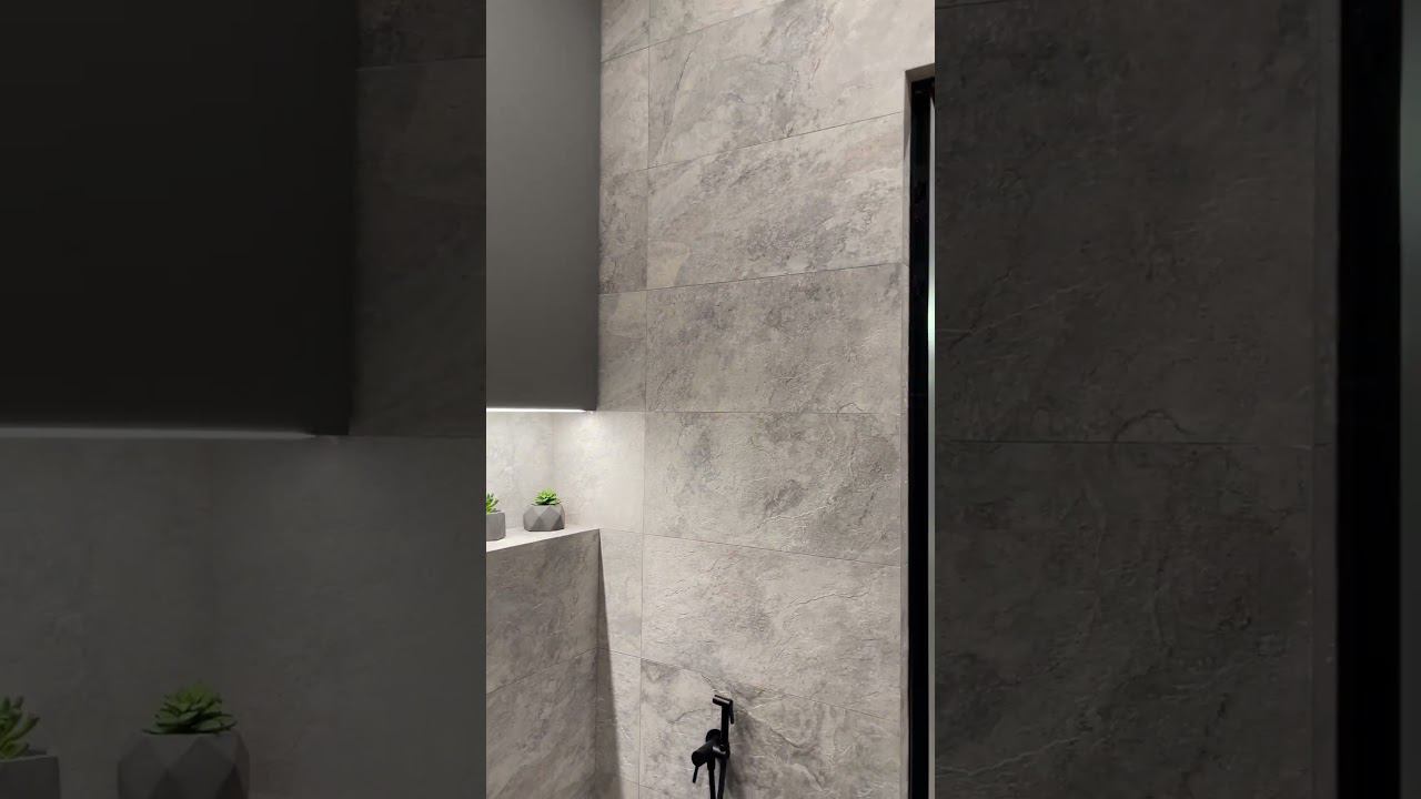 Стильный санузел в ЖК Снегири ЭКО #дизайнерскийремонт #качественныйремонт смотреть онлайн