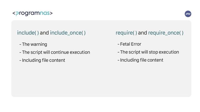 Lecture 4: How to use include, require and require_once in (PHP) ? [inKurdish] смотреть онлайн