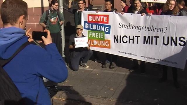 Student walkout against the tuition fees (17.10.17) смотреть онлайн