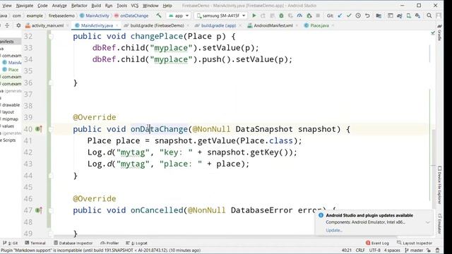 Знакомство с Firebase смотреть онлайн