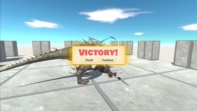 T-Rex In Sky Arena - Animal Revolt Battle Simulator смотреть онлайн