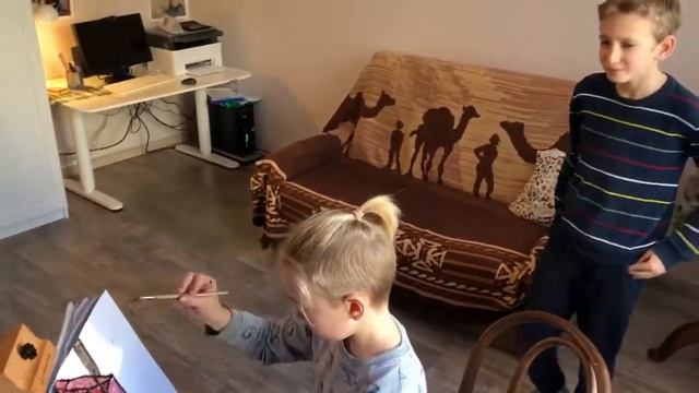 Дом печка. Внук Витя проектирует печь для своей дачи. Внук первоклассник. смотреть онлайн