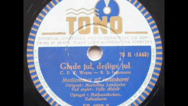 Glade Jul (Stille Nacht, heilige Nacht; Silent Night; Douce nuit, sainte nuit) - Radiokoret 1941 смотреть онлайн