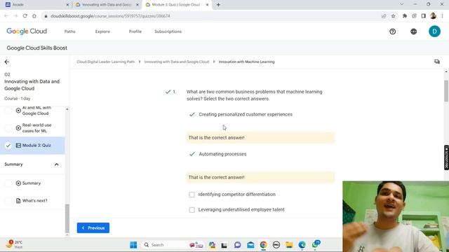 Innovating with Data and Google Cloud || Module-3 || Quiz-3 Solution || Qwiklabs Arcade 2023 смотреть онлайн