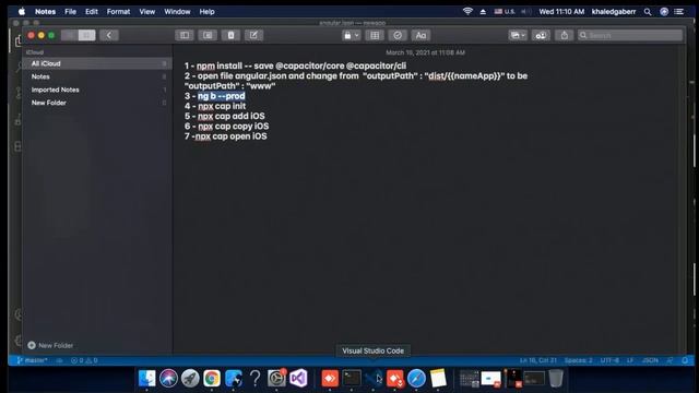 Convert Angular Web App to iOS by capacitor/cli смотреть онлайн