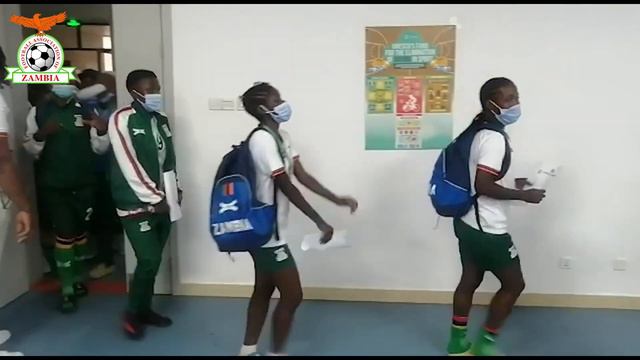 Copper Queens Players Arrive at Bingu Stadium смотреть онлайн