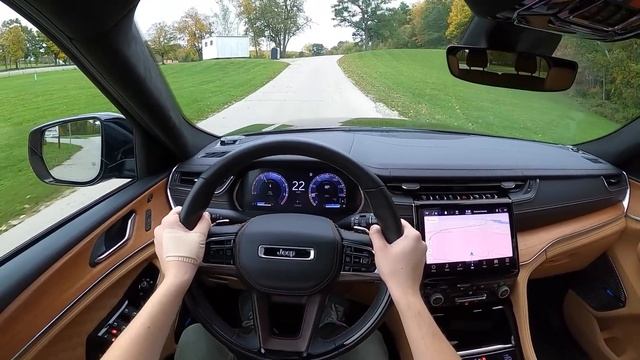2021 Jeep Grand Cherokee L Summit Reserve 4x4 - POV Test Drive (Binaural Audio) смотреть онлайн