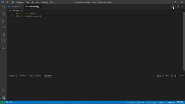 4- Comments: Python Pro The Complete Python Bootcamp for Noobs смотреть онлайн