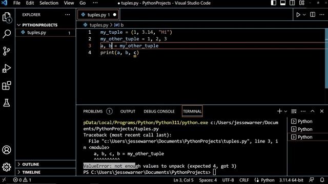 Use built-in methods and operators on tuples in #Python | #learnpython #pythontutorial смотреть онлайн