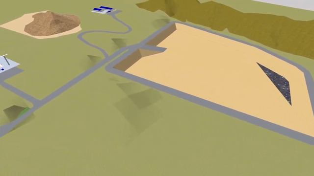 Хвостохранилище Джеруй в 3D //Жерүйдөгү калдыктарды сактоочу жай 3D форматында смотреть онлайн