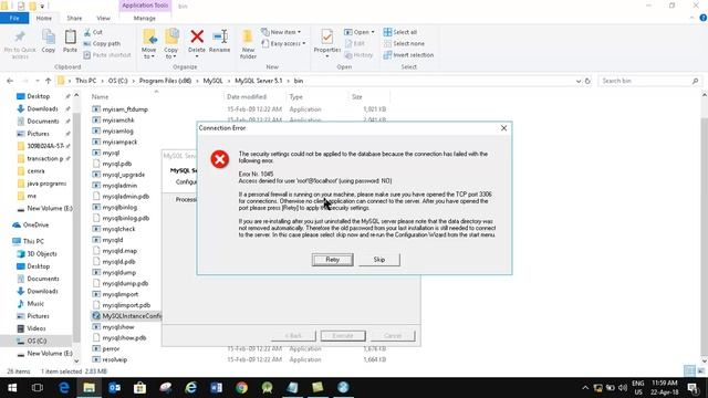 JDBC Driver Part-5 | Install MySQL Database | Error Nr-1045 | Access denied Error | In Hindi смотреть онлайн