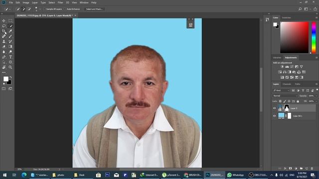 Skin Tone adjustment in Photoshop, How to Change background in Photoshop смотреть онлайн