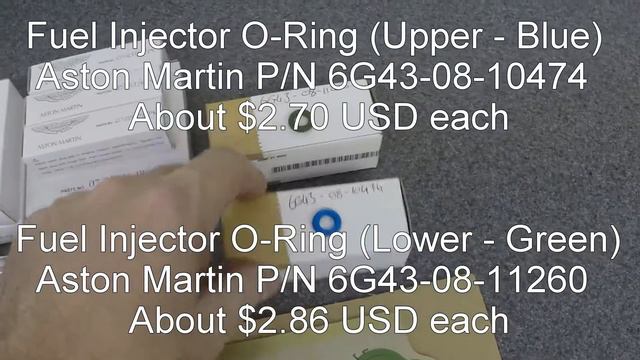 Parts Needed To Change The Coil Packs And Spark Plugs On An Aston Martin DB9