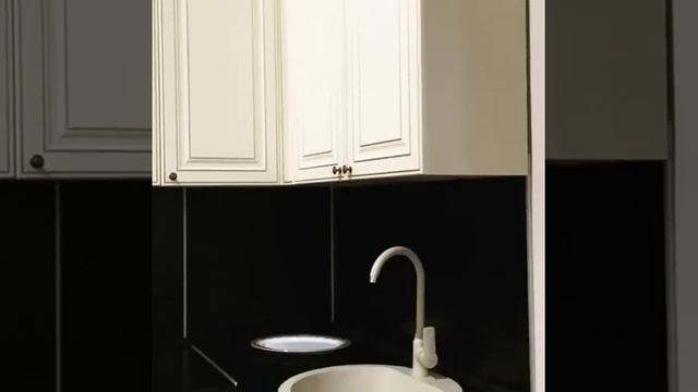 Кухня Астория Крем с патиной золото Заман мебель. смотреть онлайн