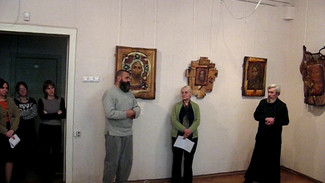 Дядя Костя на выставке Живое Древо