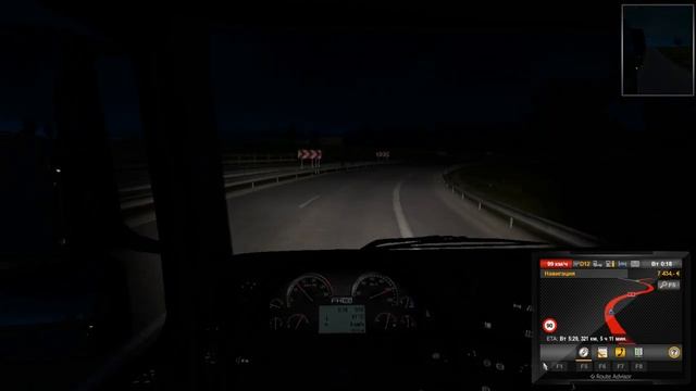 Euro Truck Simulator 2, прохождение #23 Негабарит (ProMods 2.0.3+RusMap 1.6.3) смотреть онлайн