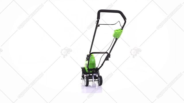 Культиватор GreenWorks G40TL 3D обзор смотреть онлайн