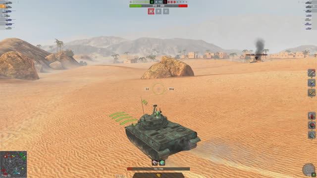 AMX50 100 .  ГОРЯЩИЕ ПЕСКИ.