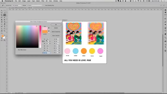 How to Use RGB, CMYK and Spot Color: Class 4 - The Color Picker смотреть онлайн
