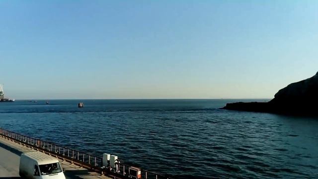 Мыс Ак Бурун. Вид с моста смотреть онлайн