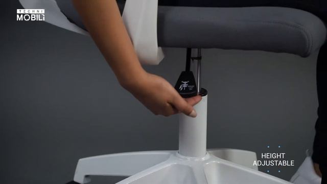 TECHNI MOBILI Height Adjustable Mid Back Office Chair / RTA-3240-GRY & RTA-3240-RED смотреть онлайн