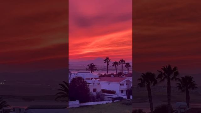 Кипр, закат, Ларнака