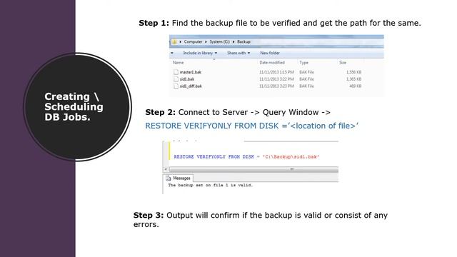 Validate Database Backup on SQL Server | SQL Server смотреть онлайн